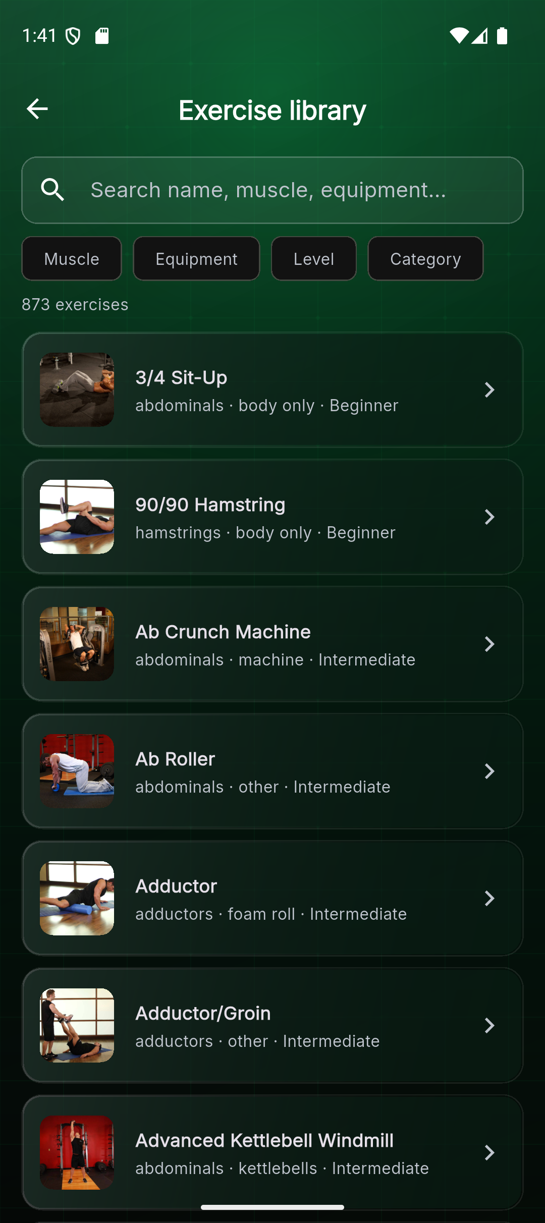 FitnessCodex app screenshot 6
