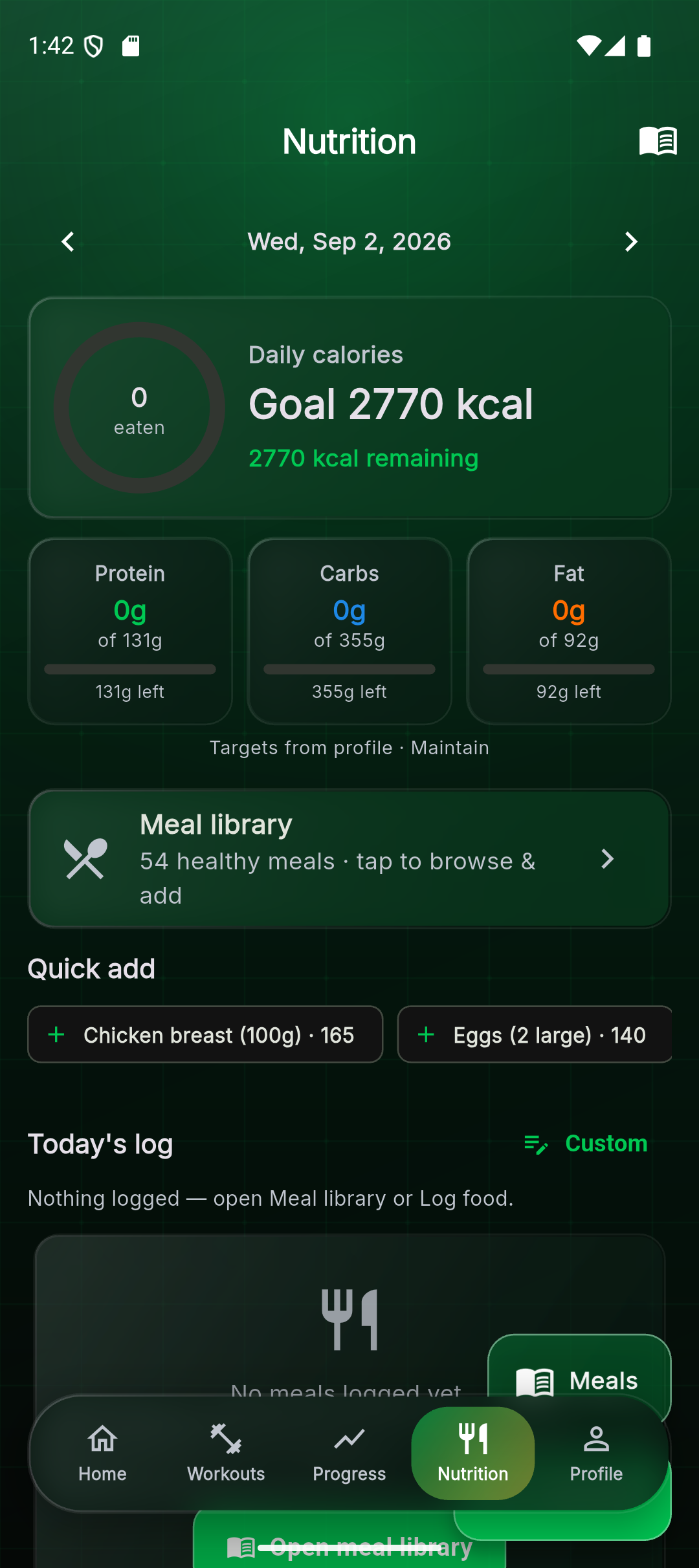 FitnessCodex app screenshot 9